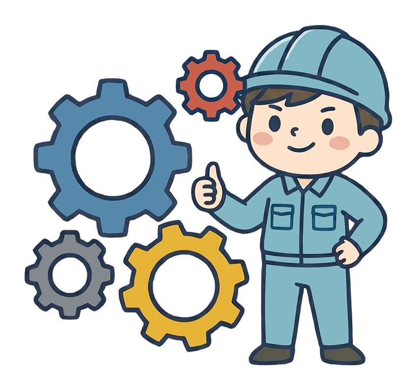 サムズアップをするラボット